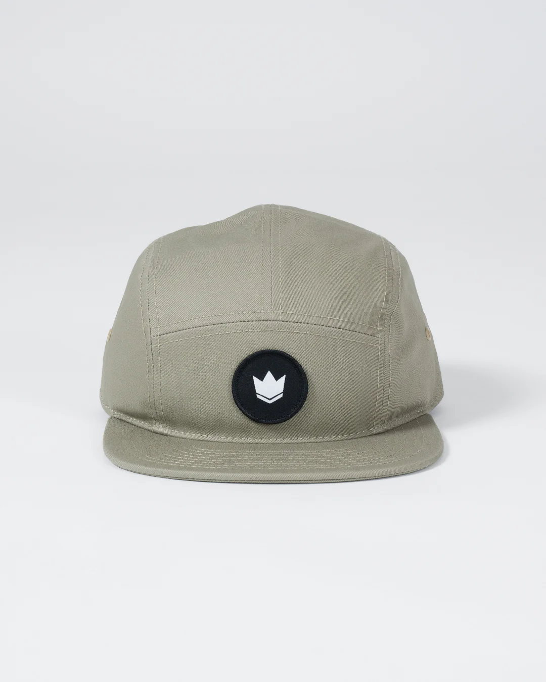 Crown Patch Strapback Hat - Sage Green - Image 2
