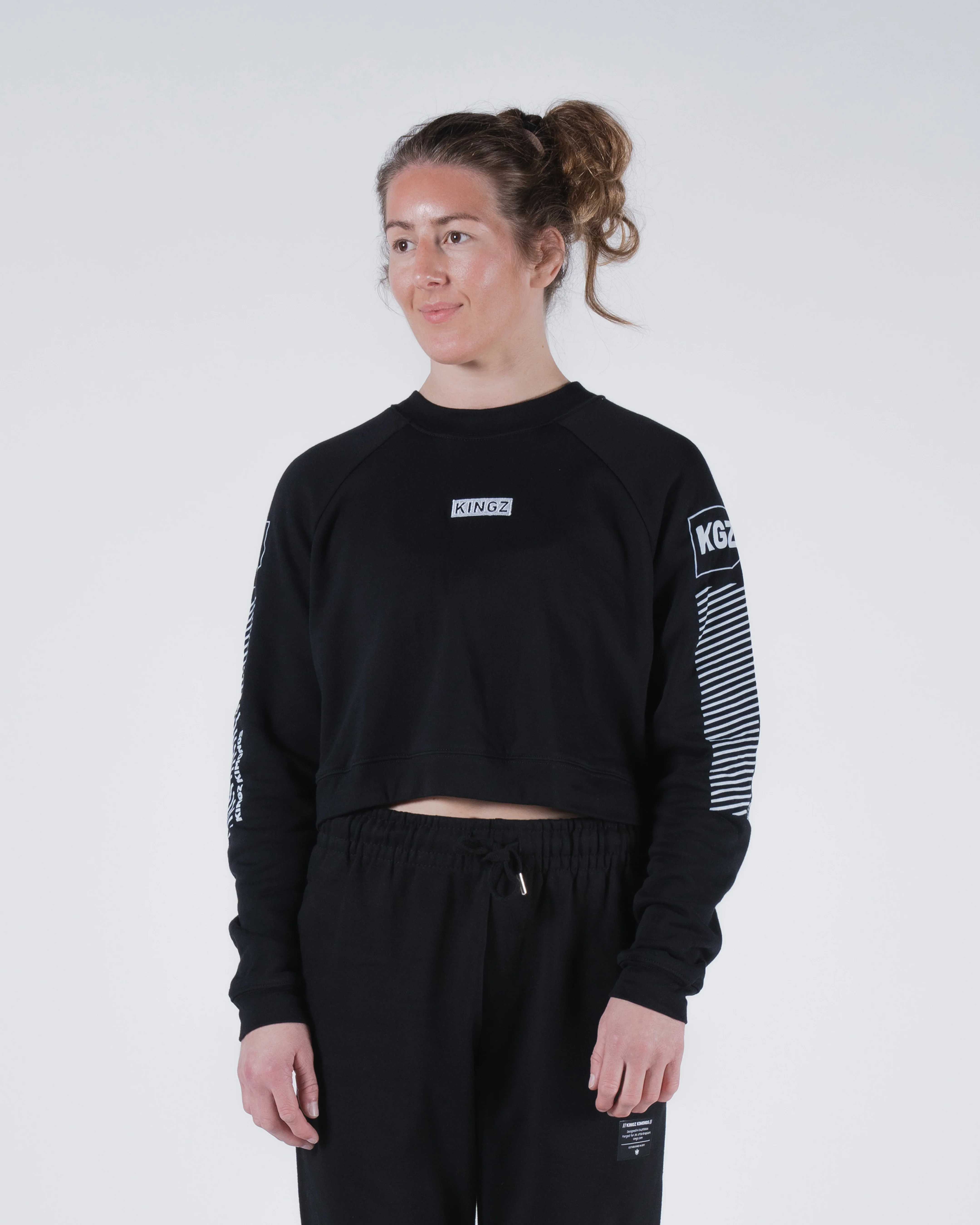 Slant Women's Crop Sweater - Image 2