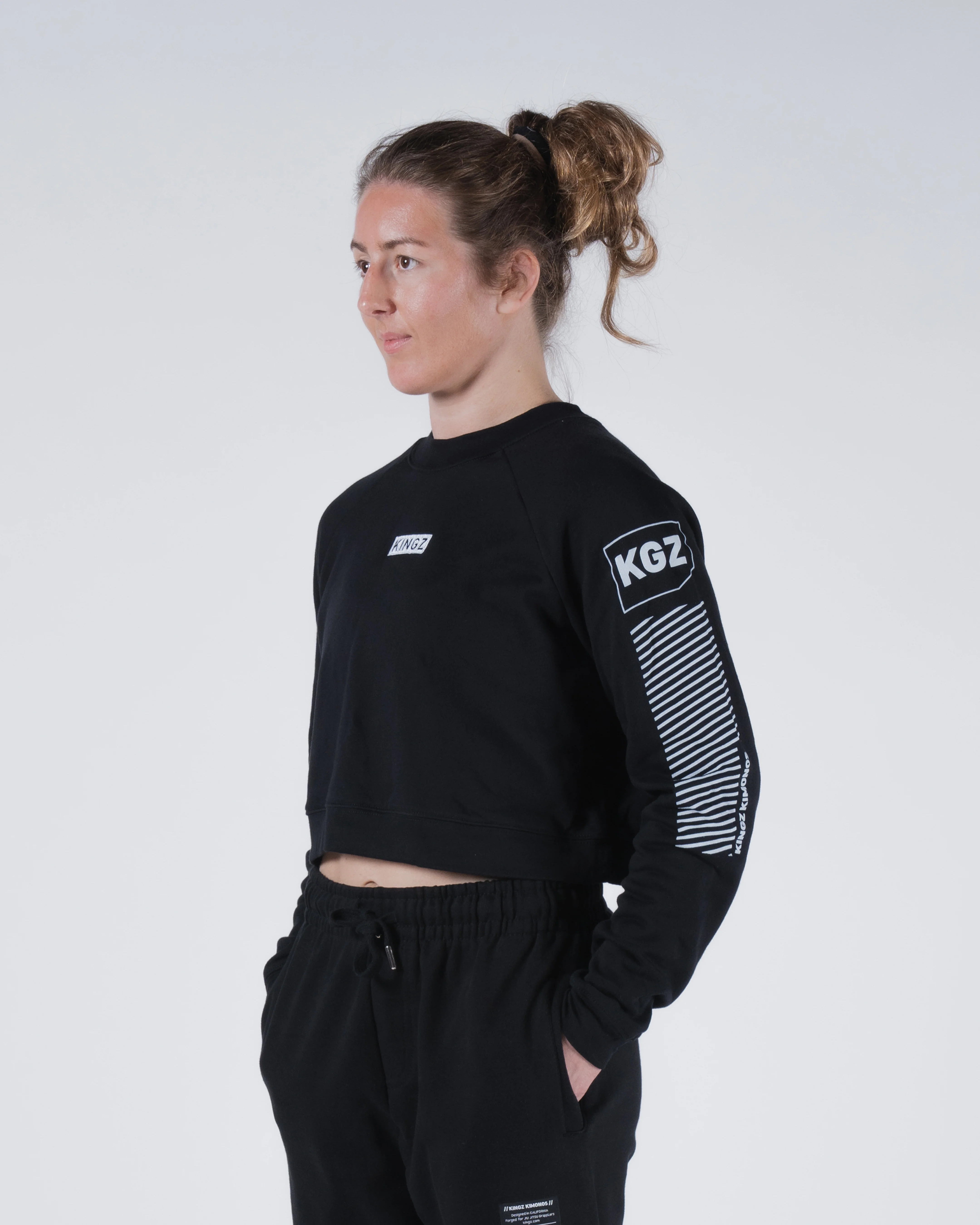 Slant Women's Crop Sweater - Image 3