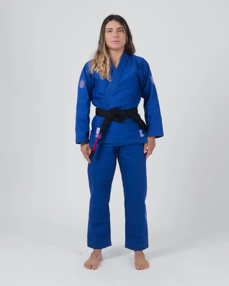 The ONE Womens Jiu Jitsu Gi - Blue/Lavender - Image 3